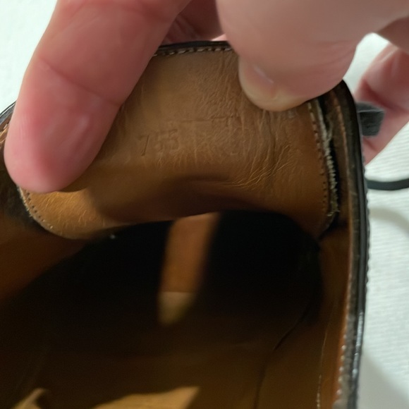 Ralph Lauren Men Windfield Black 9-1/2 Vintage - Picture 8 of 11